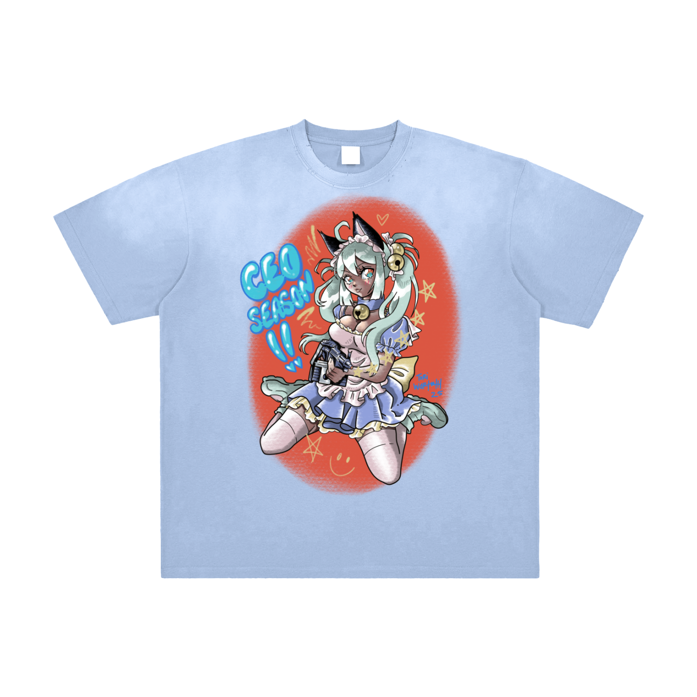 CEO Season Vintage Washed Frayed T-Shirt