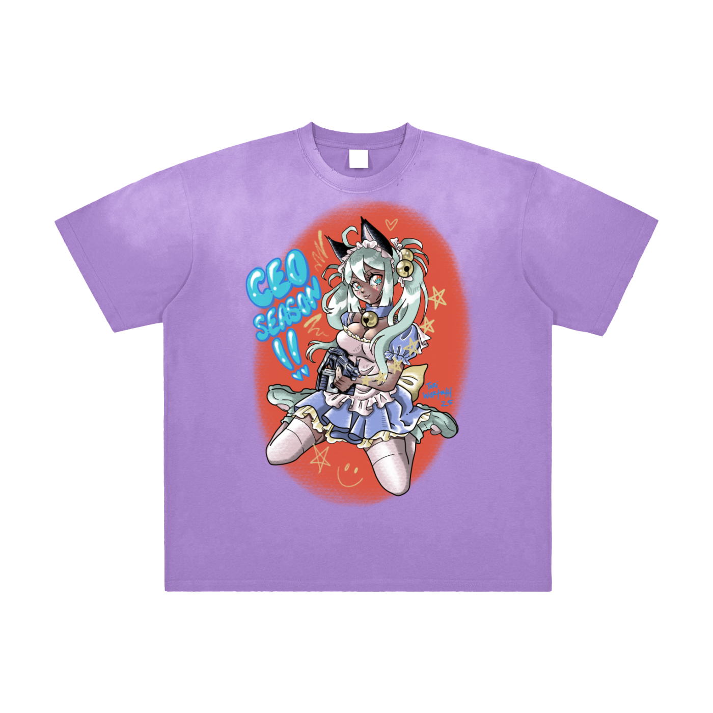 CEO Season Vintage Washed Frayed T-Shirt