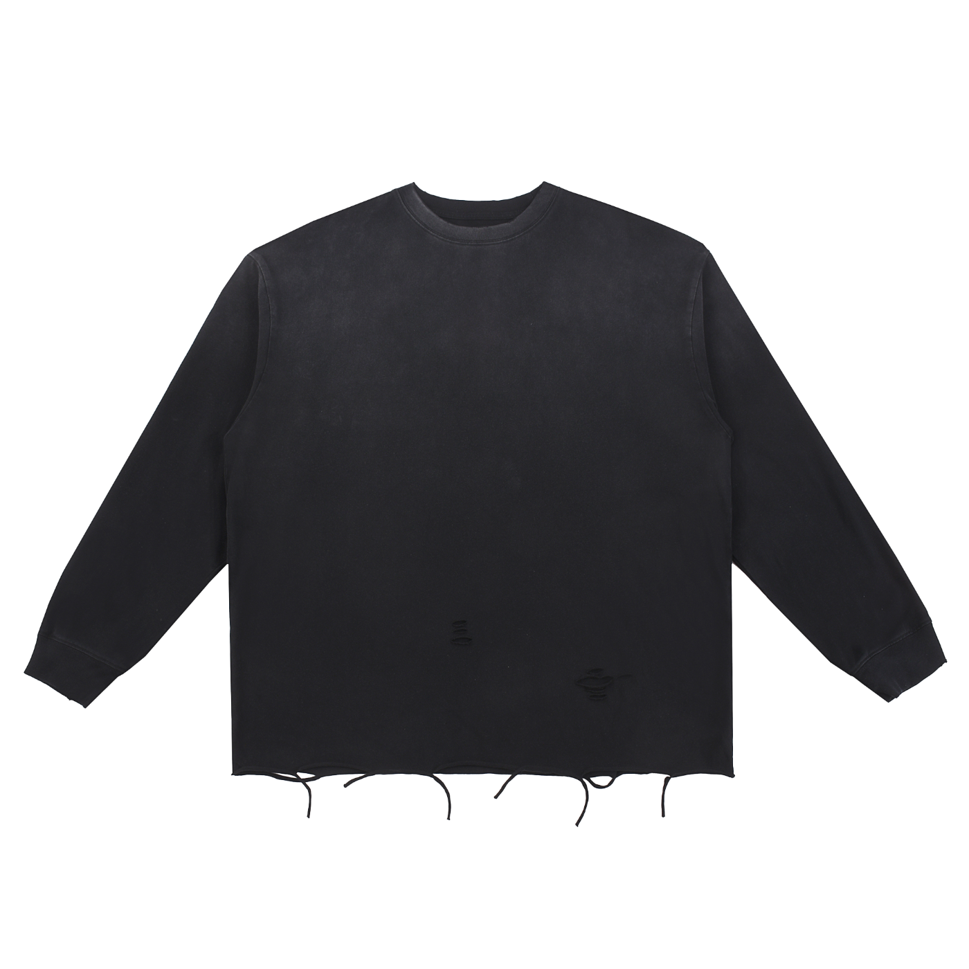 CEO Season!! BACK PRINT Frayed sweatshirt