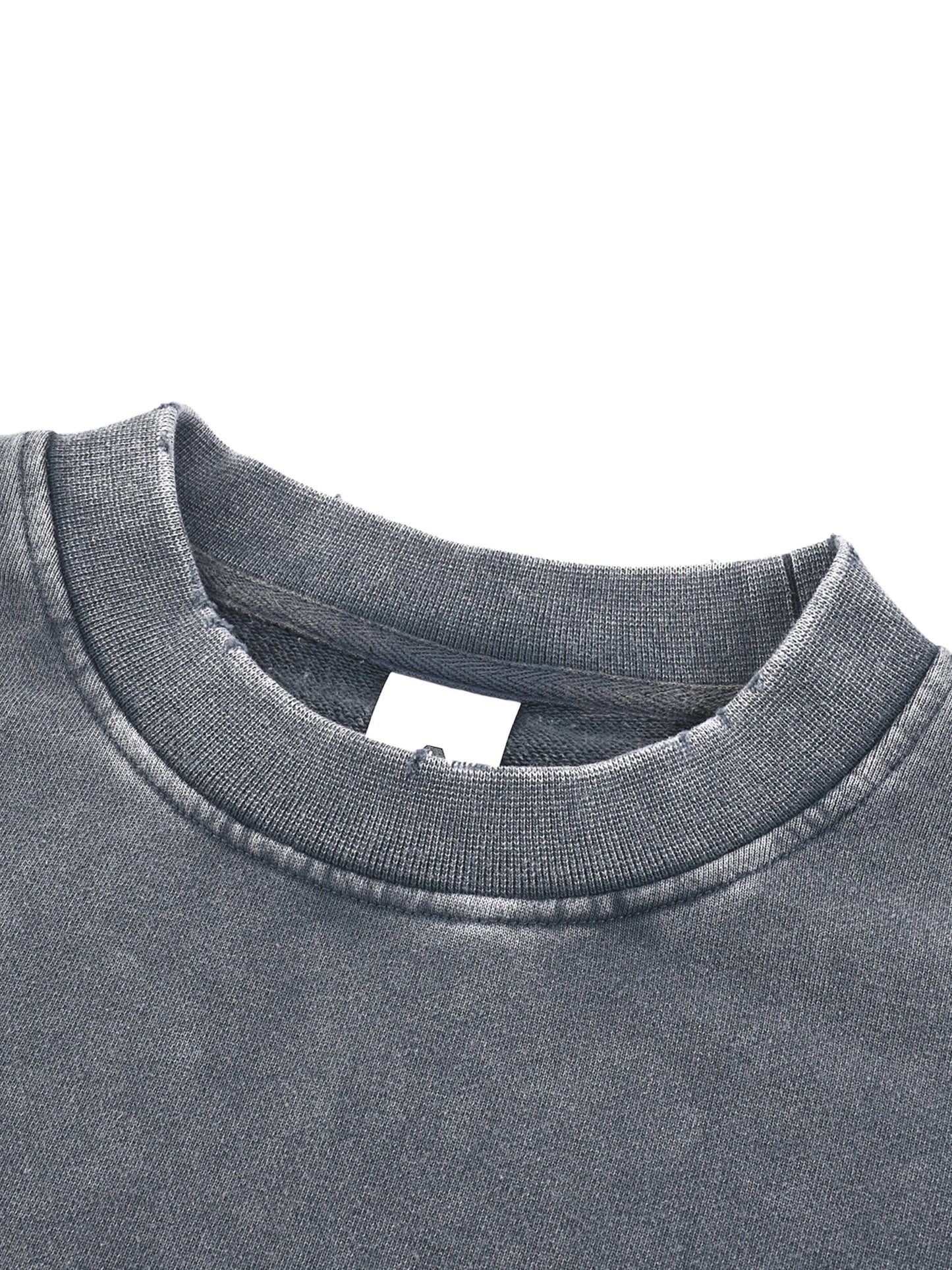 FUCK ICE Snow Washed Cropped Sweatshirt