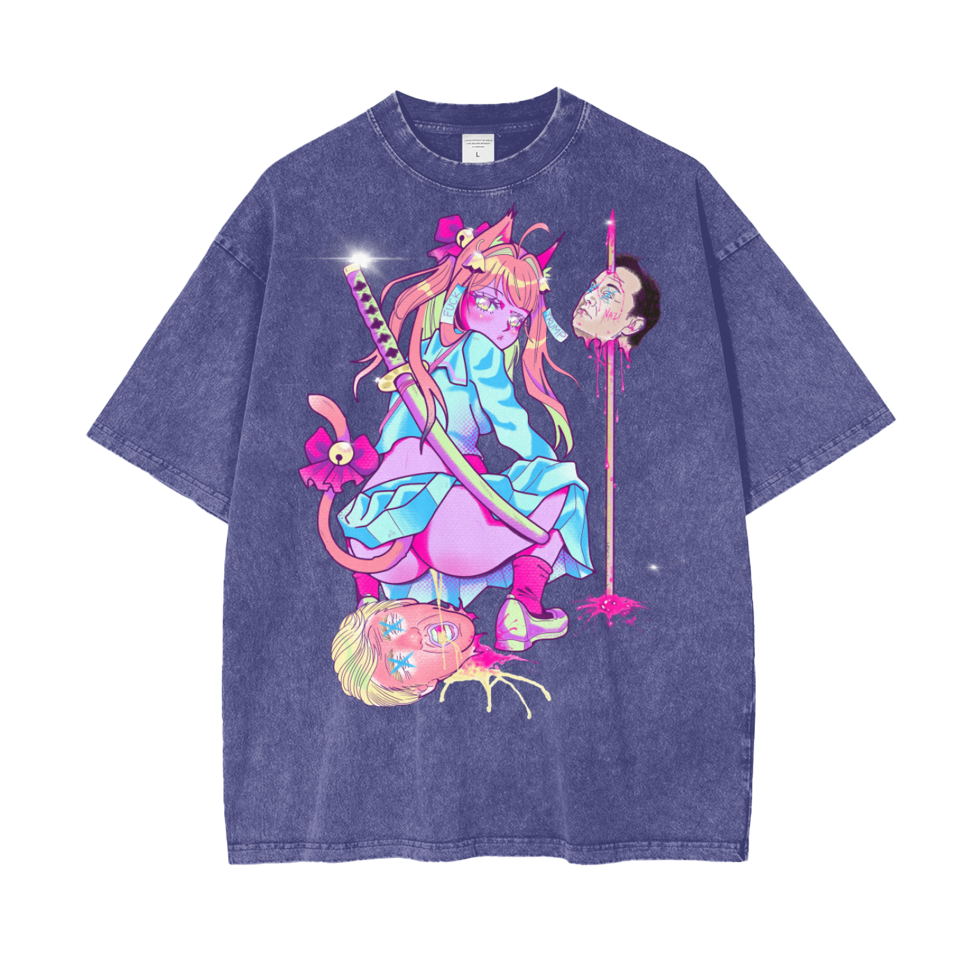 F* Your Fascism oversize tee