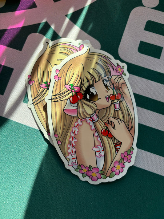 Chi Cherry Sticker