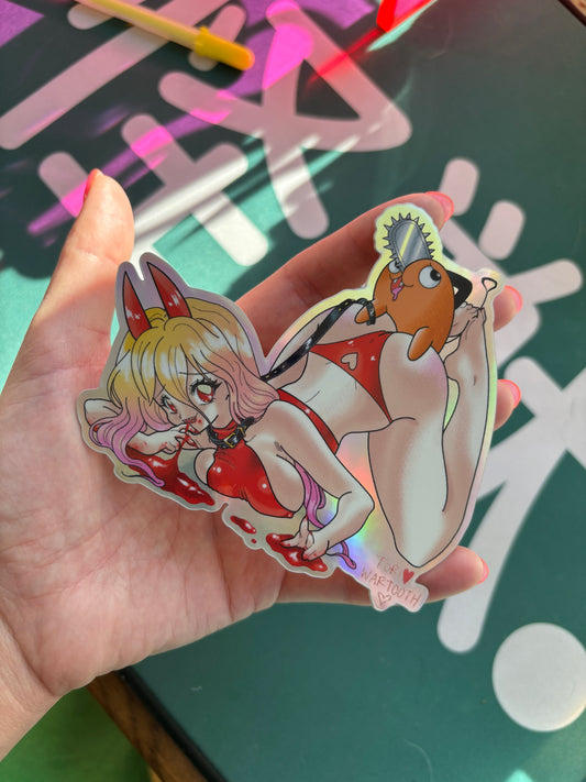 Power's Thirsty Sticker