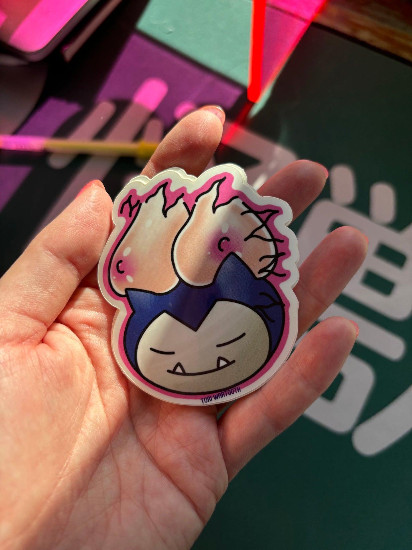 SnorTitties Sticker