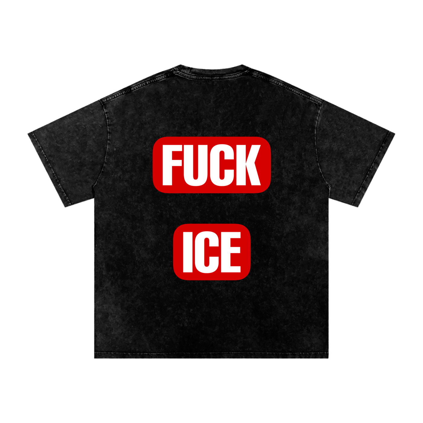FUCK ICE fundraiser NWIRP Acid Wash Oversize T-Shirt