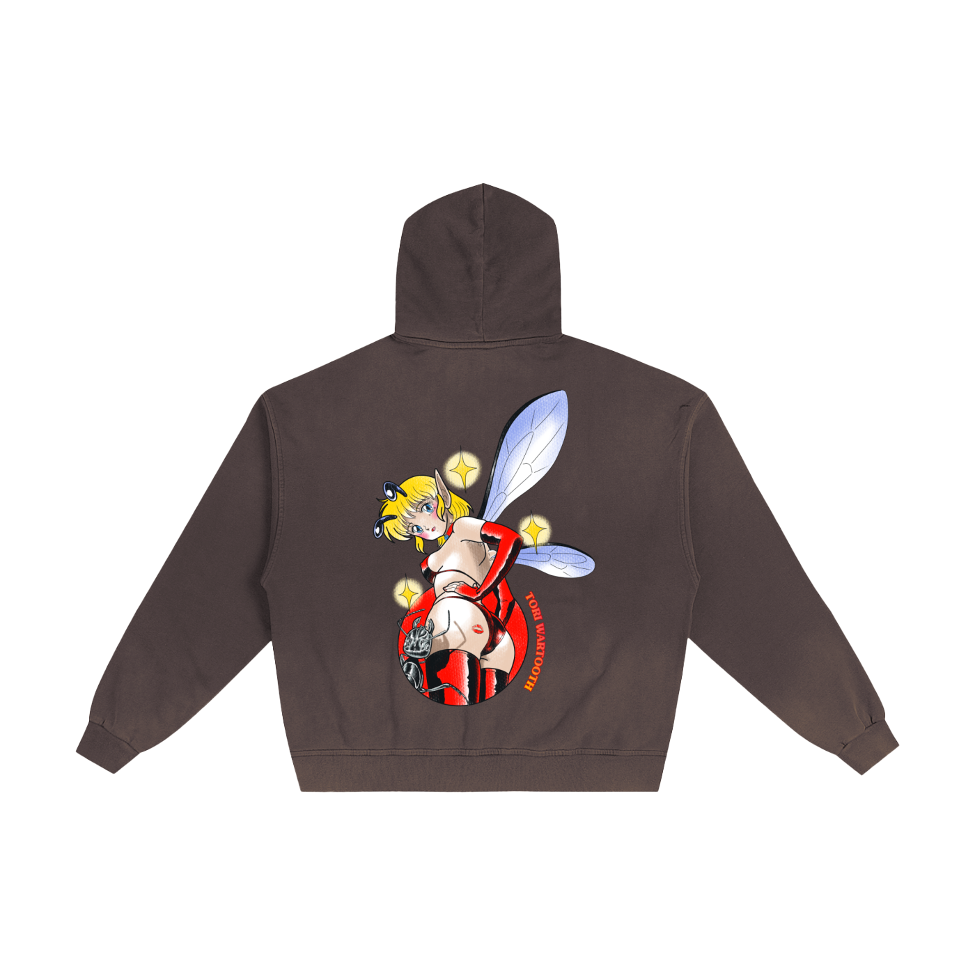 Bondage Hand-Frayed Pfil zip up